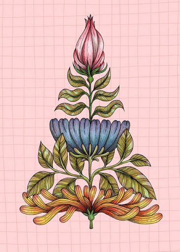 Blomstergran door Karin Ohlsson