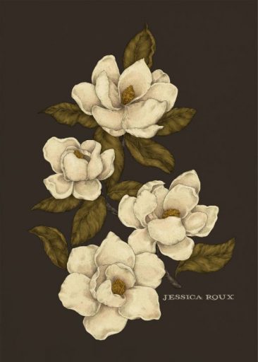 Magnolias door Jessica Roux